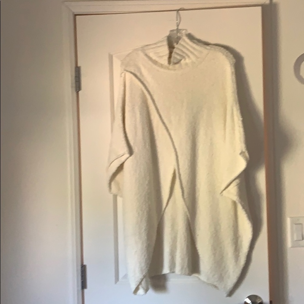 Off white poncho